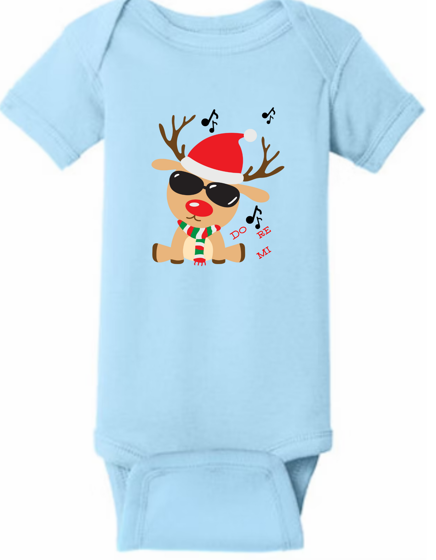 "Rockin' Rudy" Short Sleeve Baby Bodysuit