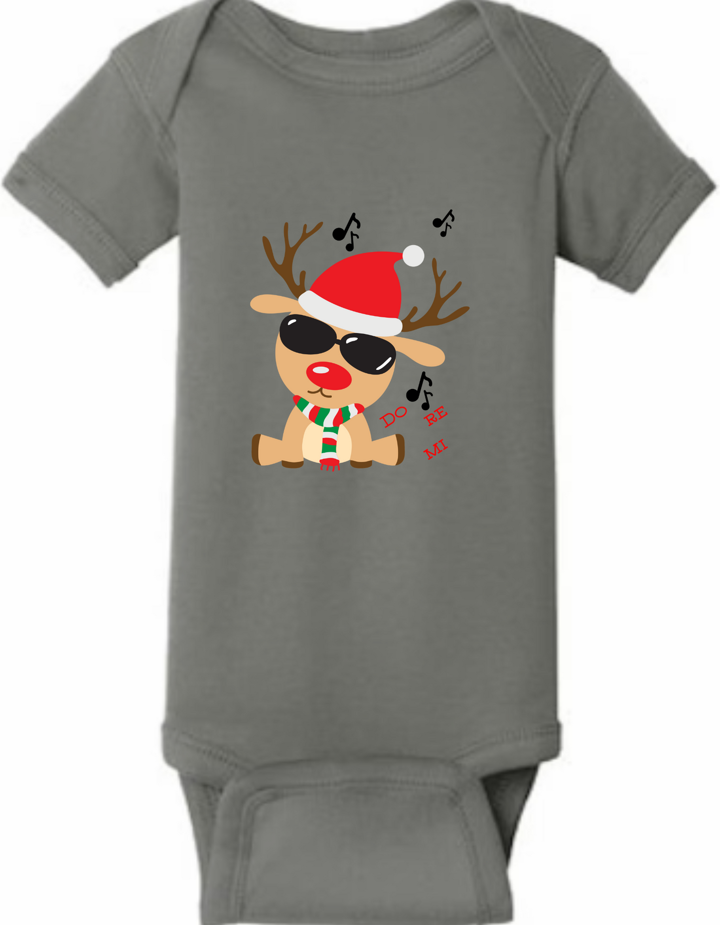 "Rockin' Rudy" Short Sleeve Baby Bodysuit