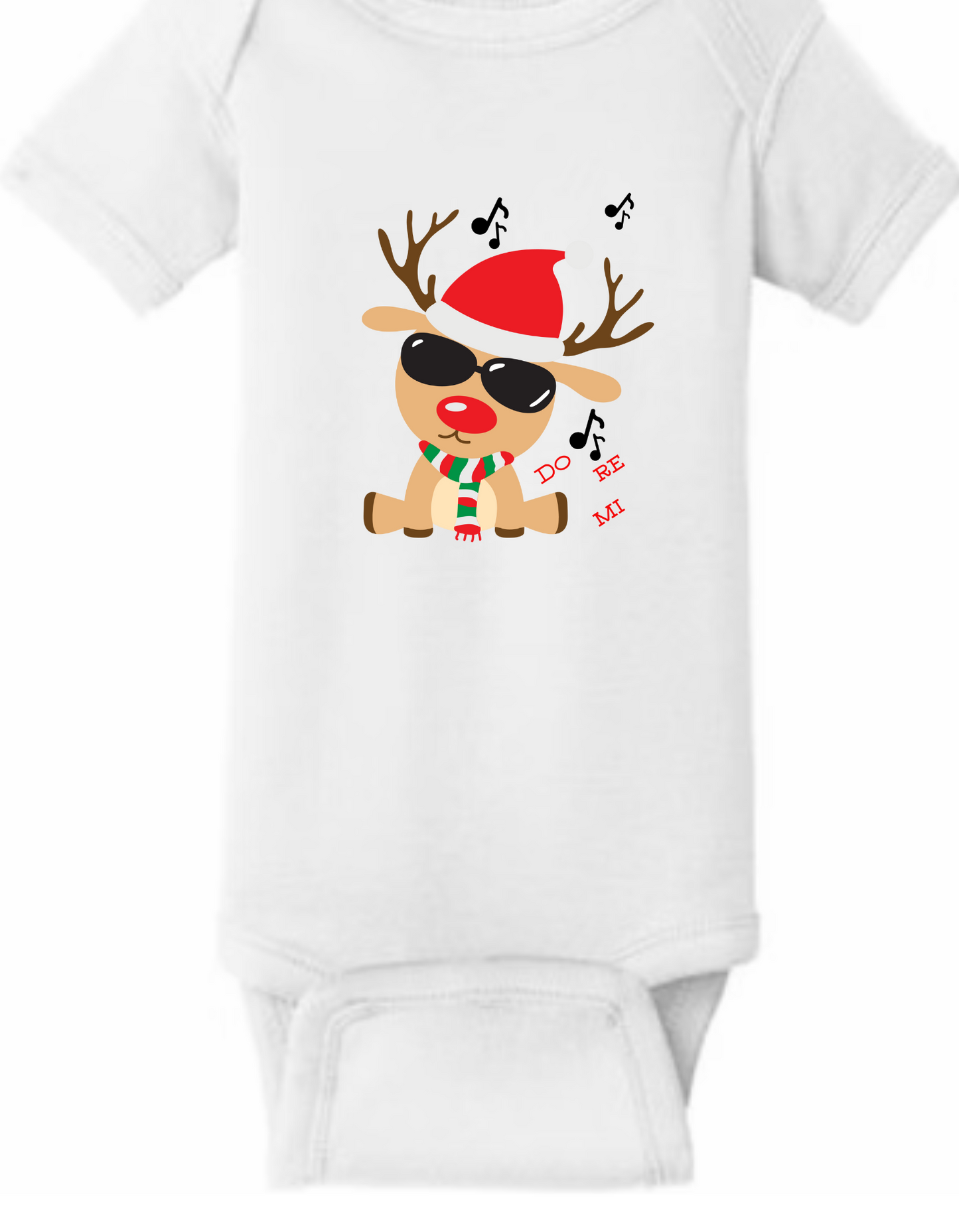 "Rockin' Rudy" Short Sleeve Baby Bodysuit