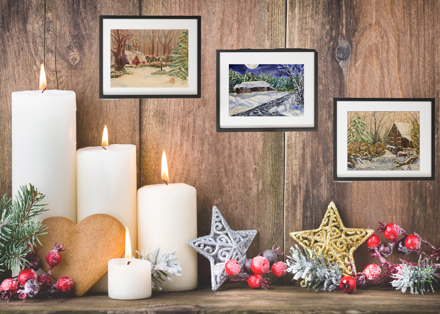 Winter/Christmas Note Cards/Postcards