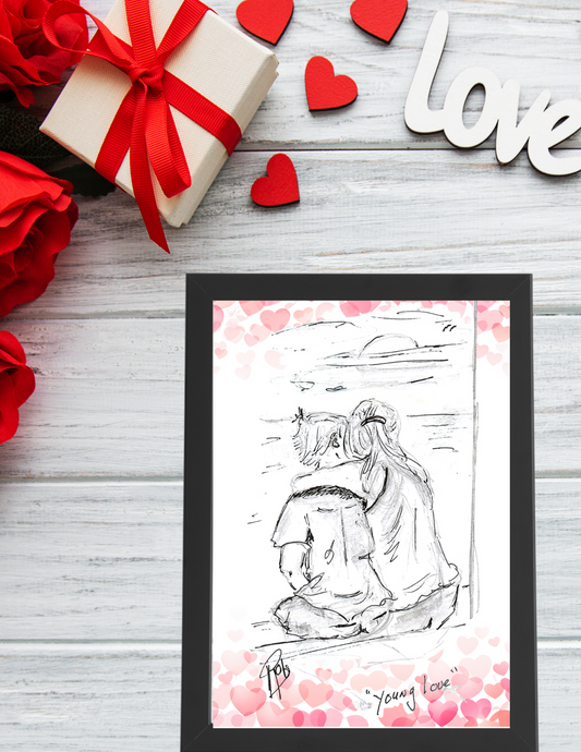 "Young Love" Wall Art & Note Cards