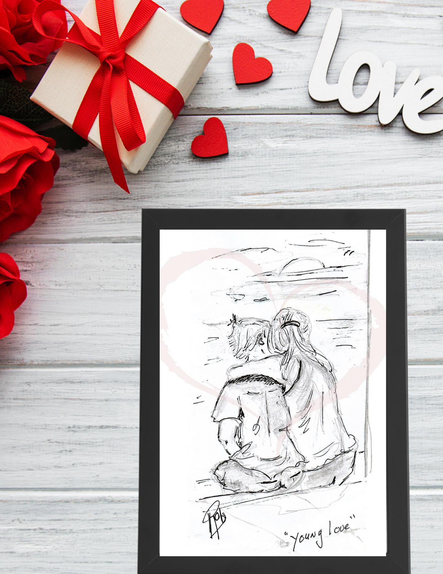 "Young Love" Wall Art & Note Cards