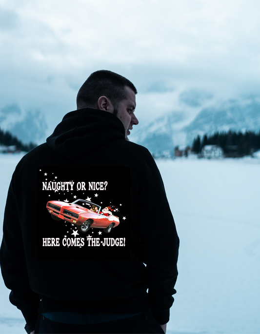 "Santa-Judge" Adult Hoodie