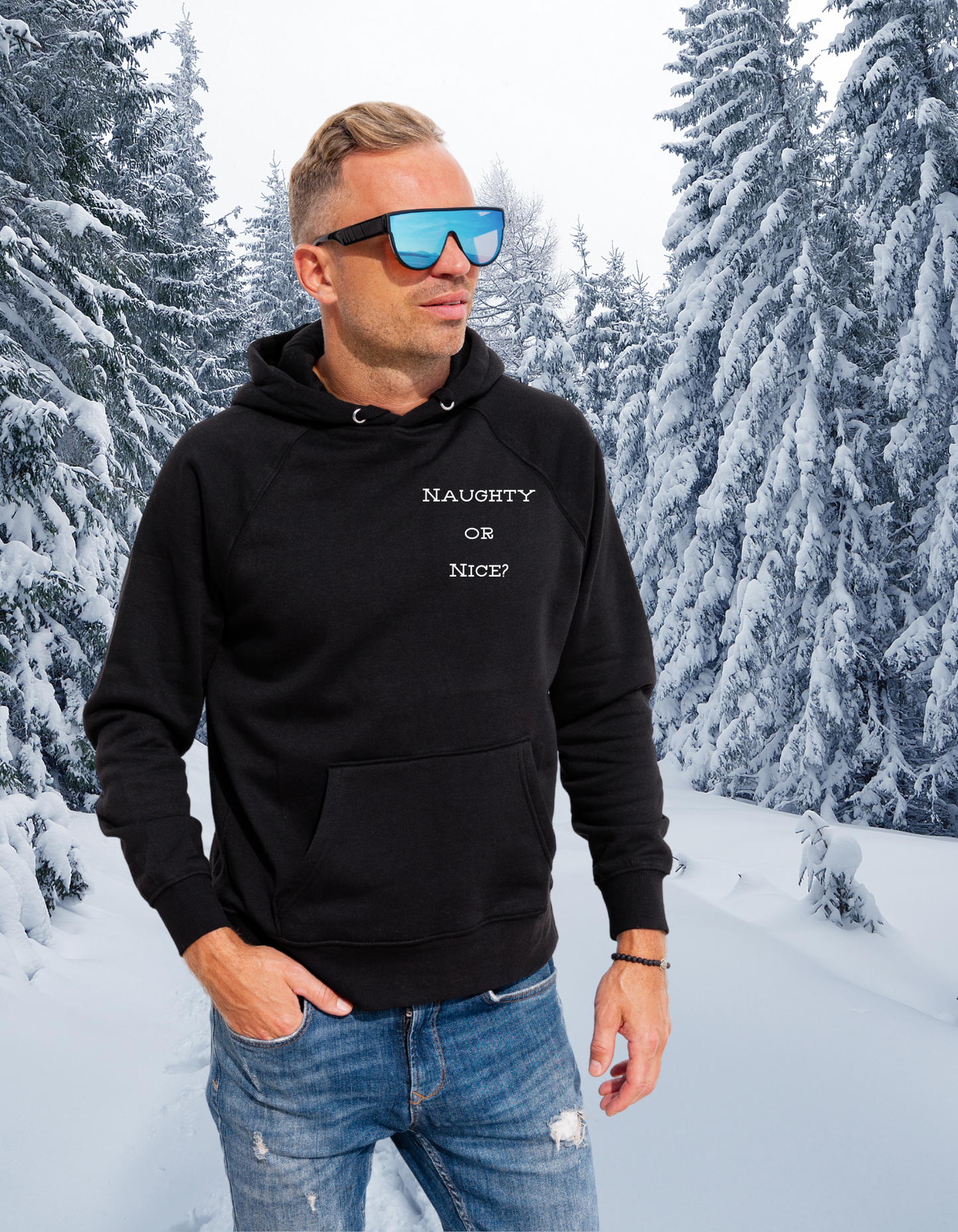 "Santa-Judge" Adult Hoodie