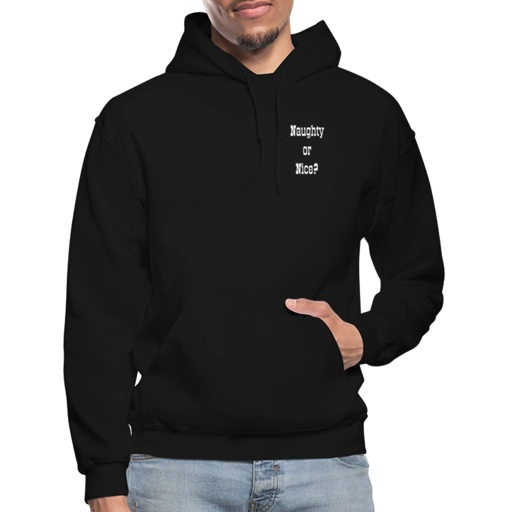 "Santa/Judge" Adult Hoodie - black